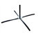 Pinquist Tool & Die 48" - 90" Vertical Adjustable Travel Banner Stand
