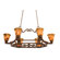Kalco Avondale Hanging Pot Rack with 6 Light 