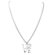 West Coast Jewelry Silvertone Love Pendant Necklace