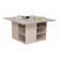 Wood Designs Cubbie Table with Twelve Trays