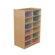 Wood Designs Storage Unit with 5" 12 Letter Trays