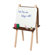Wood Designs Natural Environment Double Adjustable Easel with Brown Tray