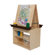 Wood Designs Natural Environment Art Center for Two with Brown Trays
