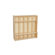 Wood Designs Contender 5 Section Seat Locker