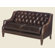 Lexington Sloane Leather Settee Loveseat