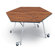 Midwest Folding Products 27" x 48" Hexagon Mobile Table Unit