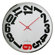 Oliver Hemming Wall Clock with Red 6