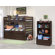 Legacy Classic Furniture Solutions Bookcase in Distressed Brown Cherry