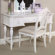 Legacy Classic Furniture Reflections Three Drawer Vanity in Distressed Antique White