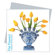 Oots Flat Flowers Greetings in Delft Tulip