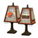 The Memory Company NFL 14" Art Glass Table Lamp