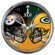 The Memory Company Super Bowl Dueling Clock in Chrome