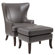 Sunpan Modern Royalton Chair and Ottoman
