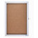 AARCO Enclosed Bulletin Board with Over Lapping Hinged Door