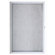 AARCO Enclosed Bulletin Board with Over Lapping Hinged Door