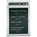 AARCO Outdoor Enclosed Directory Cabinet with Header