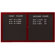 AARCO Outdoor Enclosed Aluminum Directory with Wood Look Finish