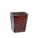 Selamat Woven Mahogany Waste Basket