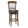 Hillsdale Furniture Bergamo Swivel Bar Stool in Brown Cherry