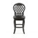 Hillsdale Furniture Braxton 26" Black Leather Swivel Counter Stool