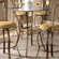 Hillsdale Furniture Brookside Bar Height Glass Bistro Table with Marin Stools