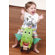 Wonderworld Puffy Dragon Four-Wheeled Plush Ride-On