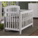 PALI Gala Convertible Crib Set in White