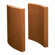 Basyx by HON Curved Base,for Rectangular Table, Bourbon Cherry