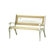 Innova Hearth and Home School Bus Cast Iron Kid's Park Bench