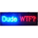 Neonetics Dude Led Sign