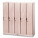 Jonti-Craft 5 Section Locker with Doors