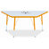 Jonti-Craft KYDZ Trapezoid Laminate Activity Table