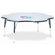 Jonti-Craft KYDZ Six Leaf Laminate Activity Table