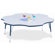 Jonti-Craft KYDZ Six Leaf Laminate Activity Table