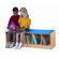 Jonti-Craft 5 Sections Bench Locker with Camel Cushion