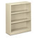 HON 41" H Three Shelf Steel Bookcase
