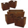 Winsome Set of 3 Walnut Storage Baskets