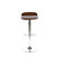 Winsome Kallie Air Lift Adjustable Stool in Cappuccino (Set of 2)