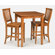 Home Styles Arts and Crafts Pub Table in Cottage Oak