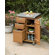 Home Styles Montego Bay Patio Kitchen Cart with Stainless Steel Top