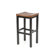 Home Styles 29" Black Contour Stool w/ Oak Top