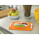 Skip Hop Mate Stay-Put Place Mat and Plate in Orange