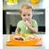 Skip Hop Mate Stay-Put Place Mat and Plate in Orange