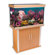 Penn Plax Nautilus II Aquarium with Silver Trim and Stand