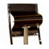 Wholesale Interiors Chenin Low - Back Adjustable Height Barstool in Brown
