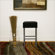 Wholesale Interiors Baxton Studio Andante Faux Leather Counter Stool in Black