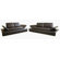 Wholesale Interiors Lucetta Leather 2-piece Sofa Set