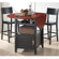 Wholesale Interiors Baxton Studio Dayton 5 Piece Modern Drop Leaf Pub Table Dining Set