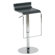 Nuevo Alexander Adjustable Bar Stool in Black Leather