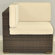 International Home Miami Miami Atlantic Corner Sectional Seat with Cushions